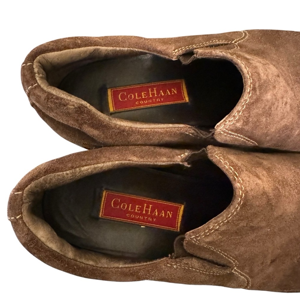 Cole Haan Womens Brown Suede Loafers Slip on Shoes Size 8.5 B - Picture 5 of 7